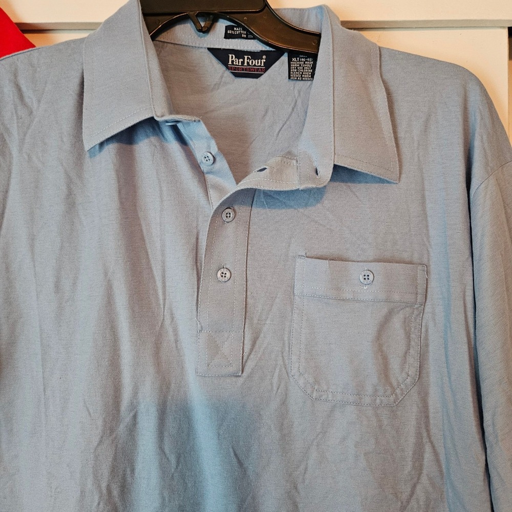 Par Four‎ Golf Polo Bundle of 2 Red Blue Mens XLT Tall (46-48) - Picture 3 of 6